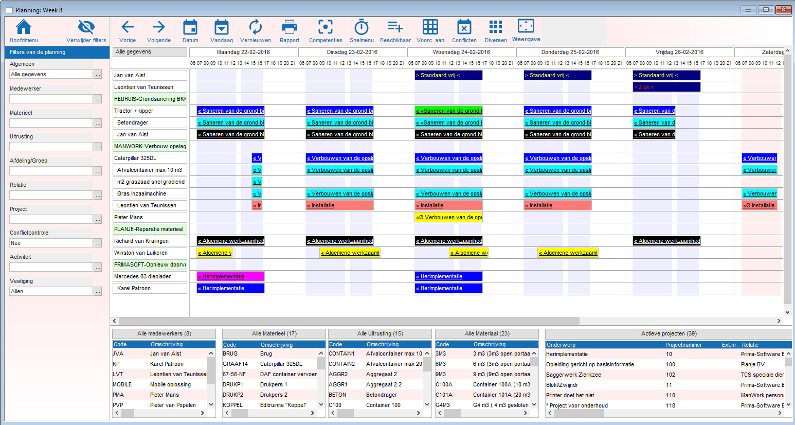 PlanProf - Planning